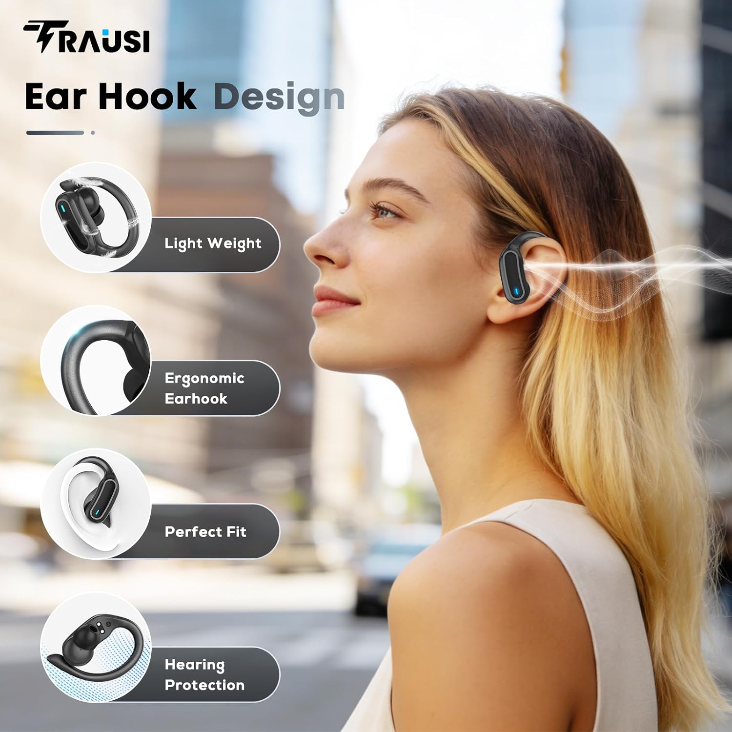 Wireless Earbuds, Sports Bluetooth Headphones, Running Headphones - Image 2