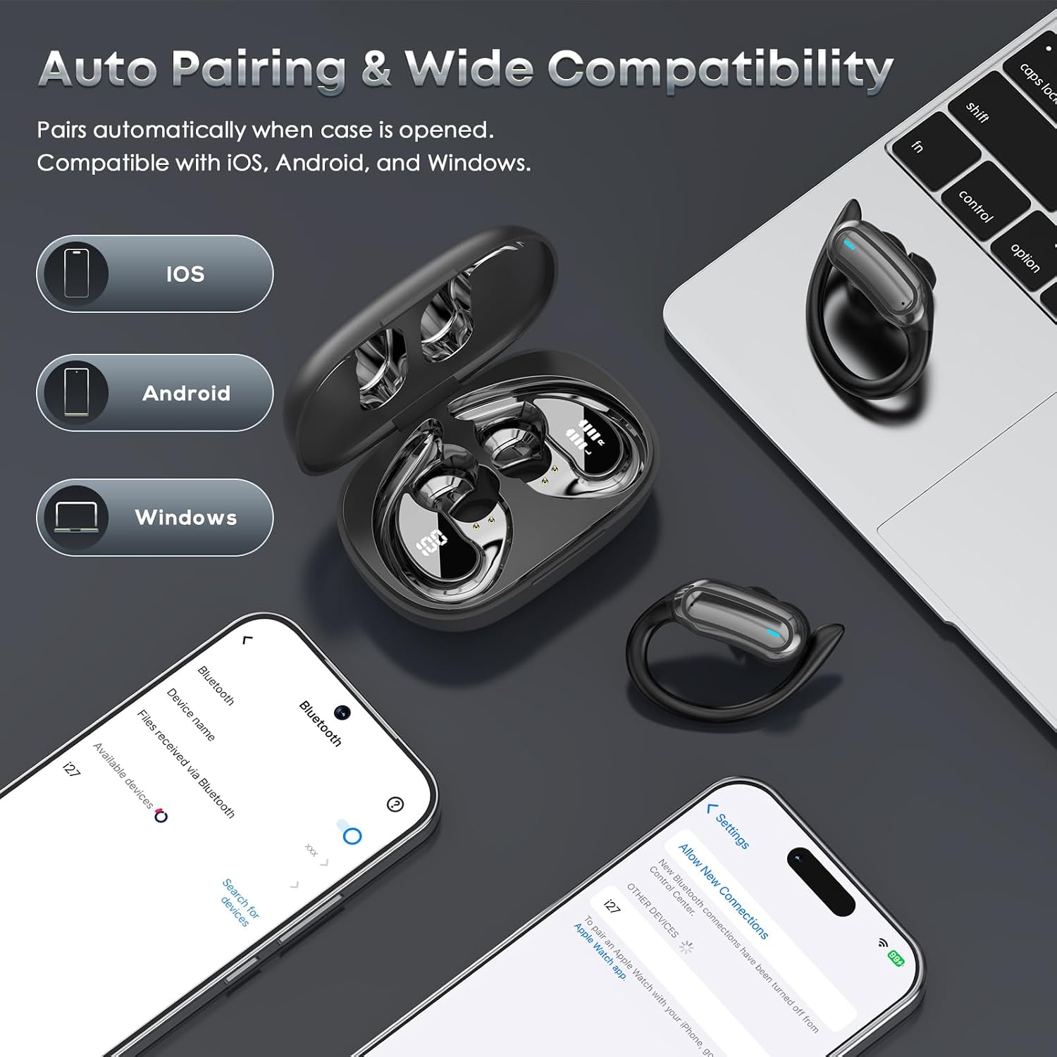 Wireless Earbuds, Sports Bluetooth Headphones, Running Headphones - Image 6